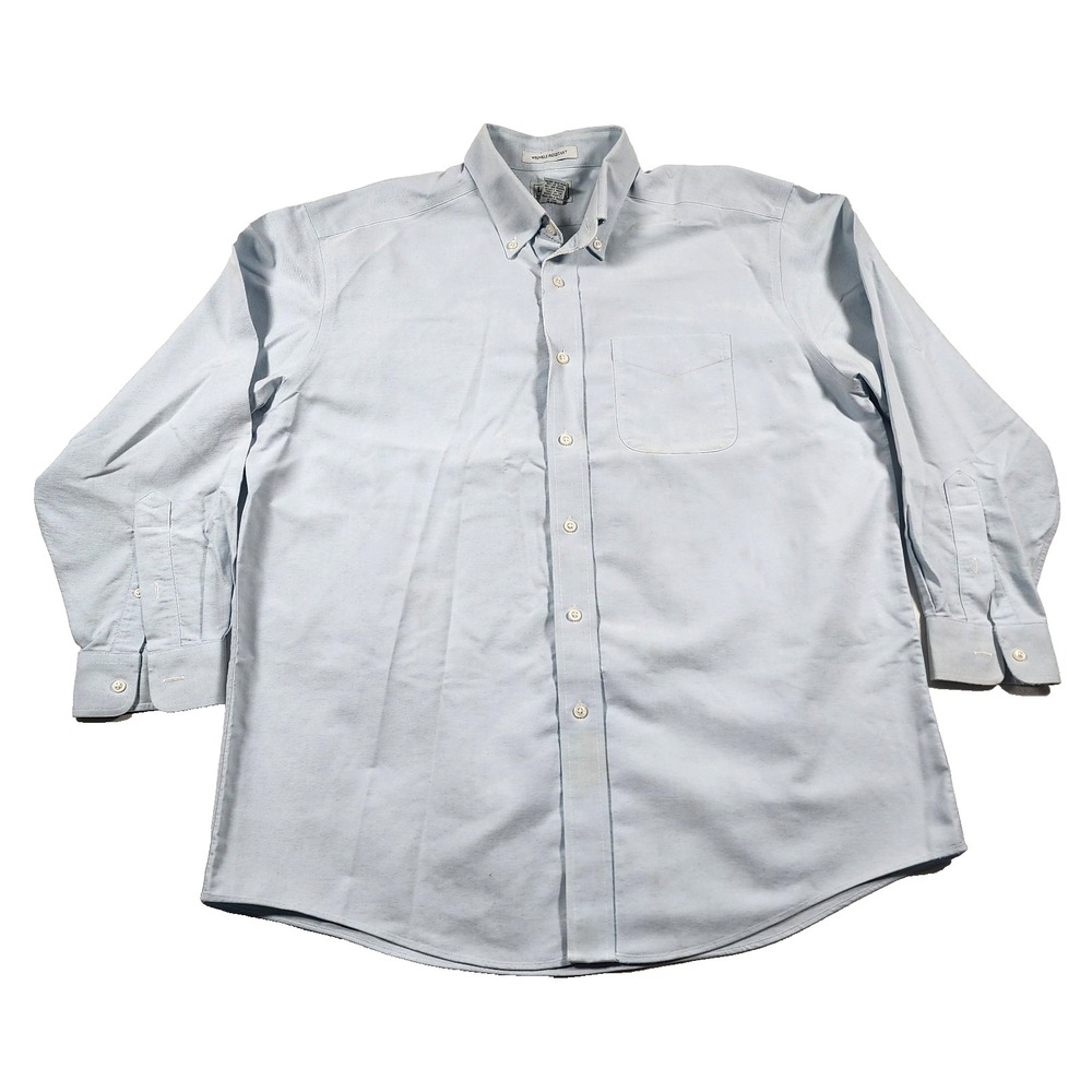 L.L. Bean Button Down Shirt Mens 16 1/2 - 32 Office Wrinkle Resistant